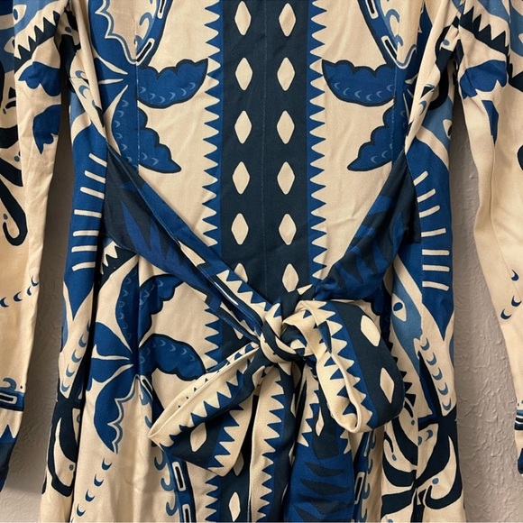 Farm Rio Anthropologie Long-Sleeve Blazer Dress XS - Picture 10 of 10